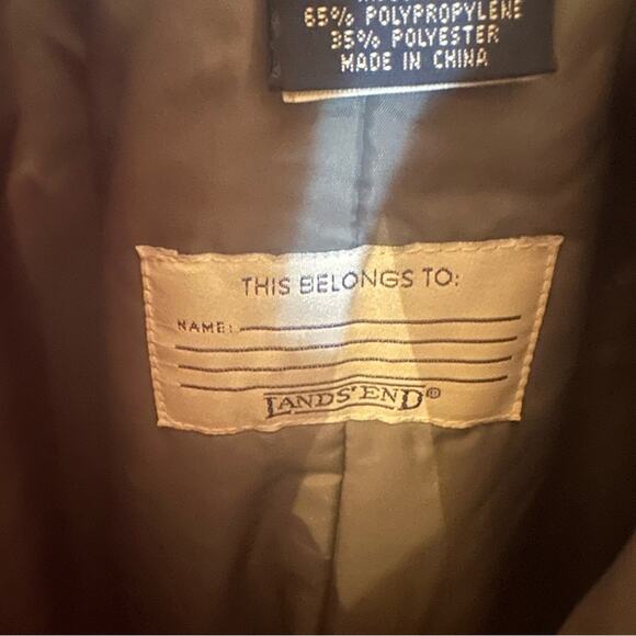 Lands End Hot Pink Snow Suit sz 14x Girls Snow Bib Insulated Winter Pants - Picture 3 of 8